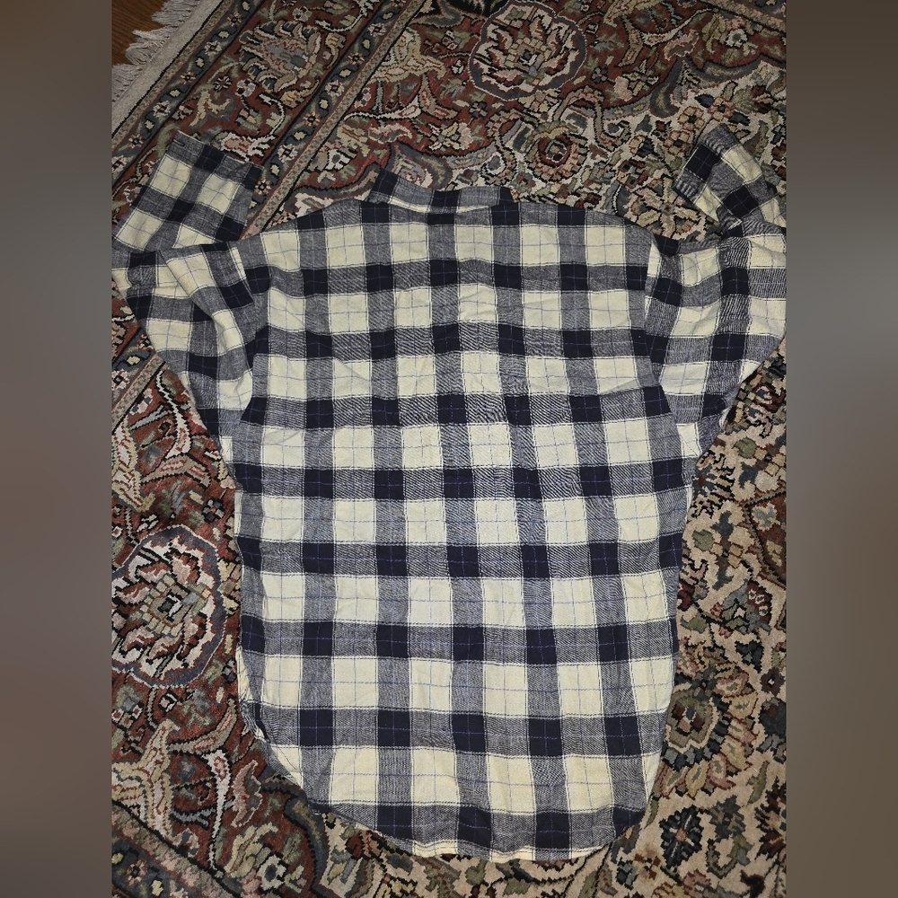 Hang Ten 100% cotton plaid Shirt. Women's medium - Picture 7 of 7